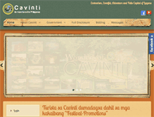 Tablet Screenshot of cavinti.gov.ph